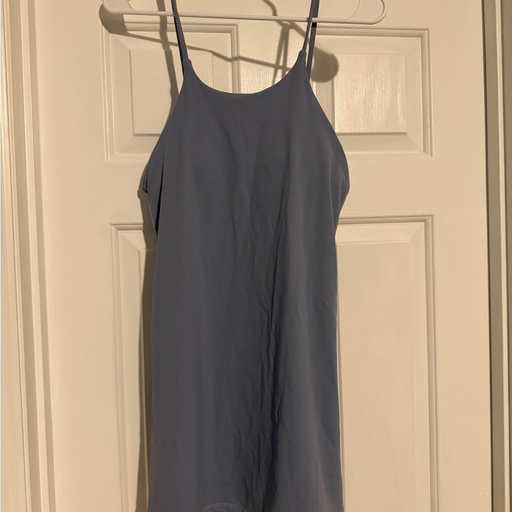 HALARA Blue Spaghetti Strap Dress